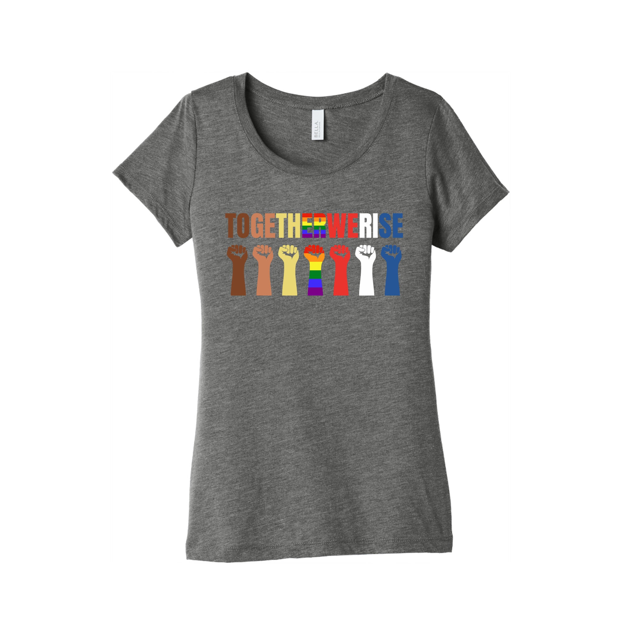 Together We Rise Womens Triblend Tee